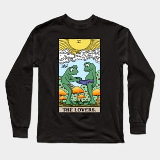 Tarot Frog The Lovers Long Sleeve T-Shirt